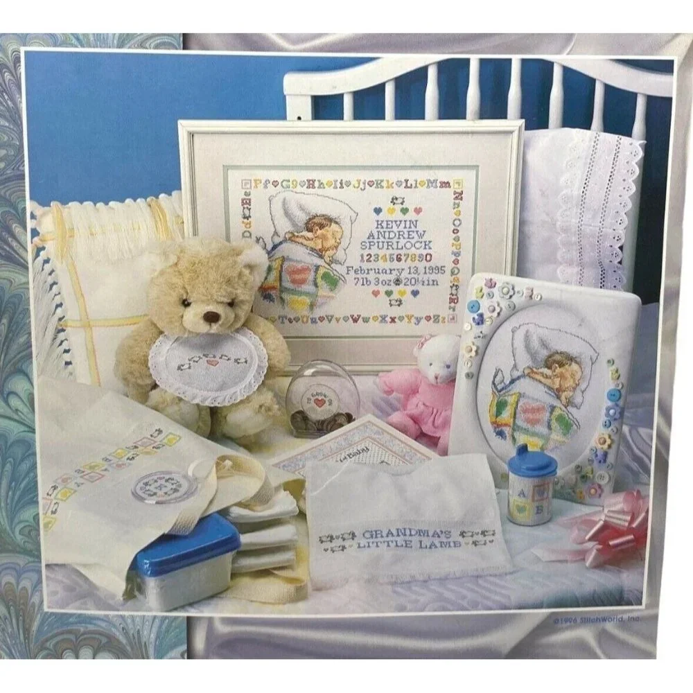 Cross Stitch Birth Certificate Collection Leaflet Elizabeth Spurlock Stitchworld